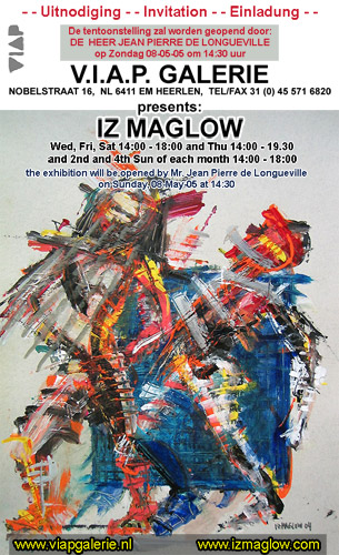 Paintings exhibition by Iz Maglow