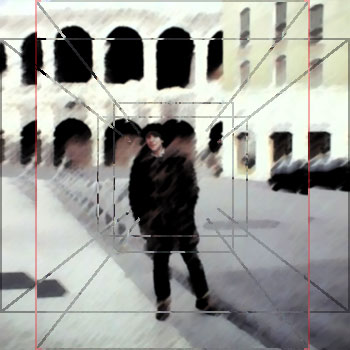 Place of remembrance with self portrait 1983