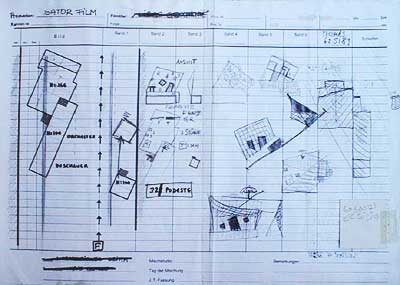 Sketches for open-air stage